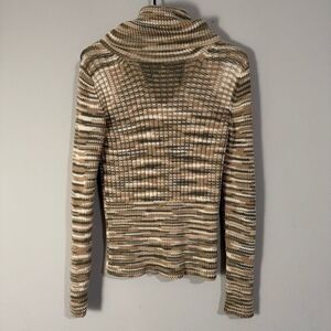 GAP Vintage 2001 Marbled Turtleneck Sweater Y2K M